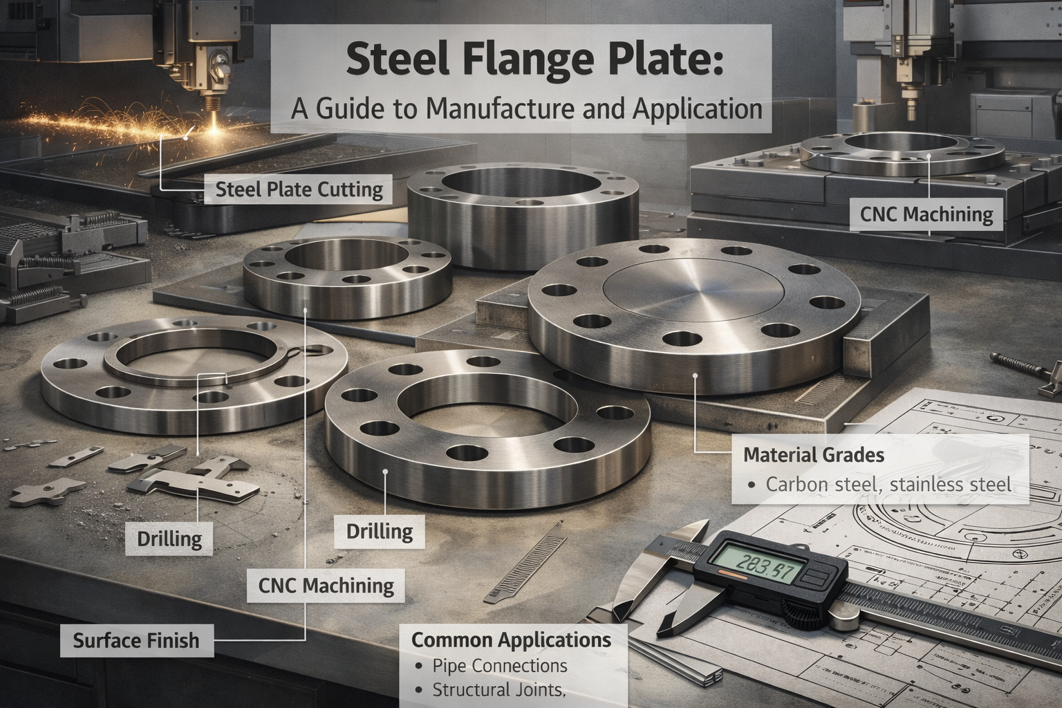 Steel Flange Plate: Manufacturing & Application Guide